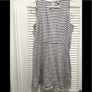 Blue and white J Crew dress